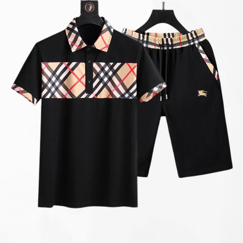 men Burberry suits set-015